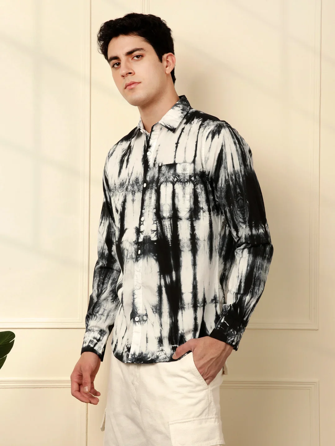 Black Dyed Full Sleeve Shirt - Image 4