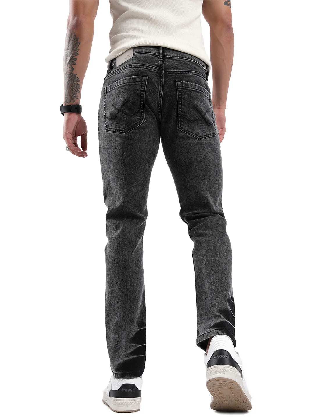Blended Black Relaxed Fit Jeans - Image 3