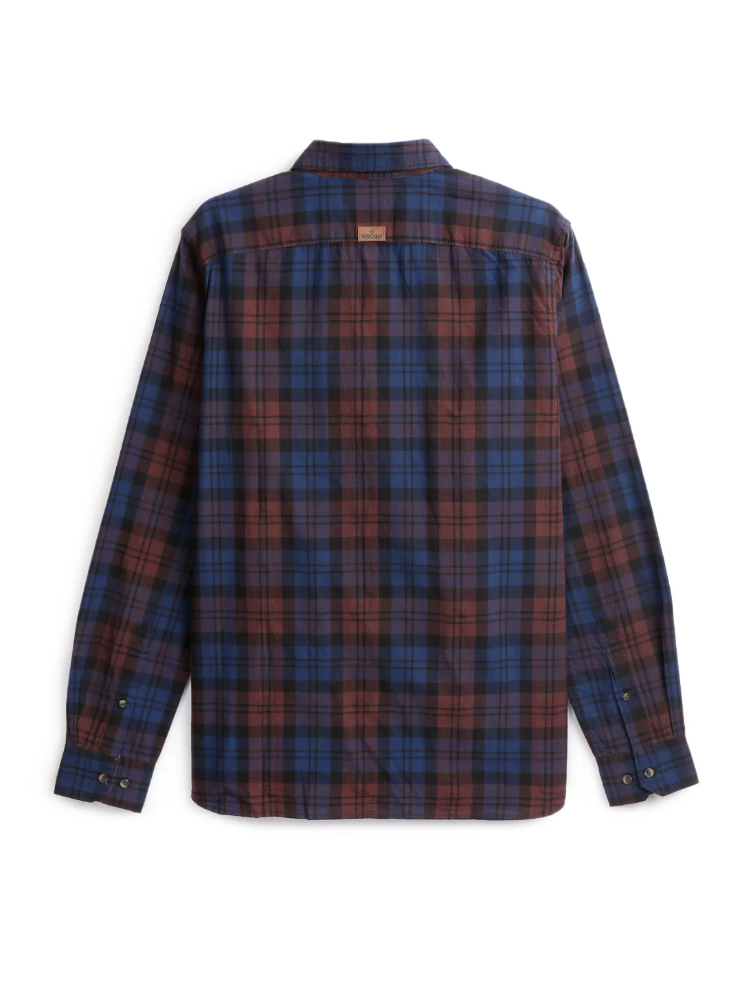 Regular Fit Checkered Shirt | Brown - Image 5