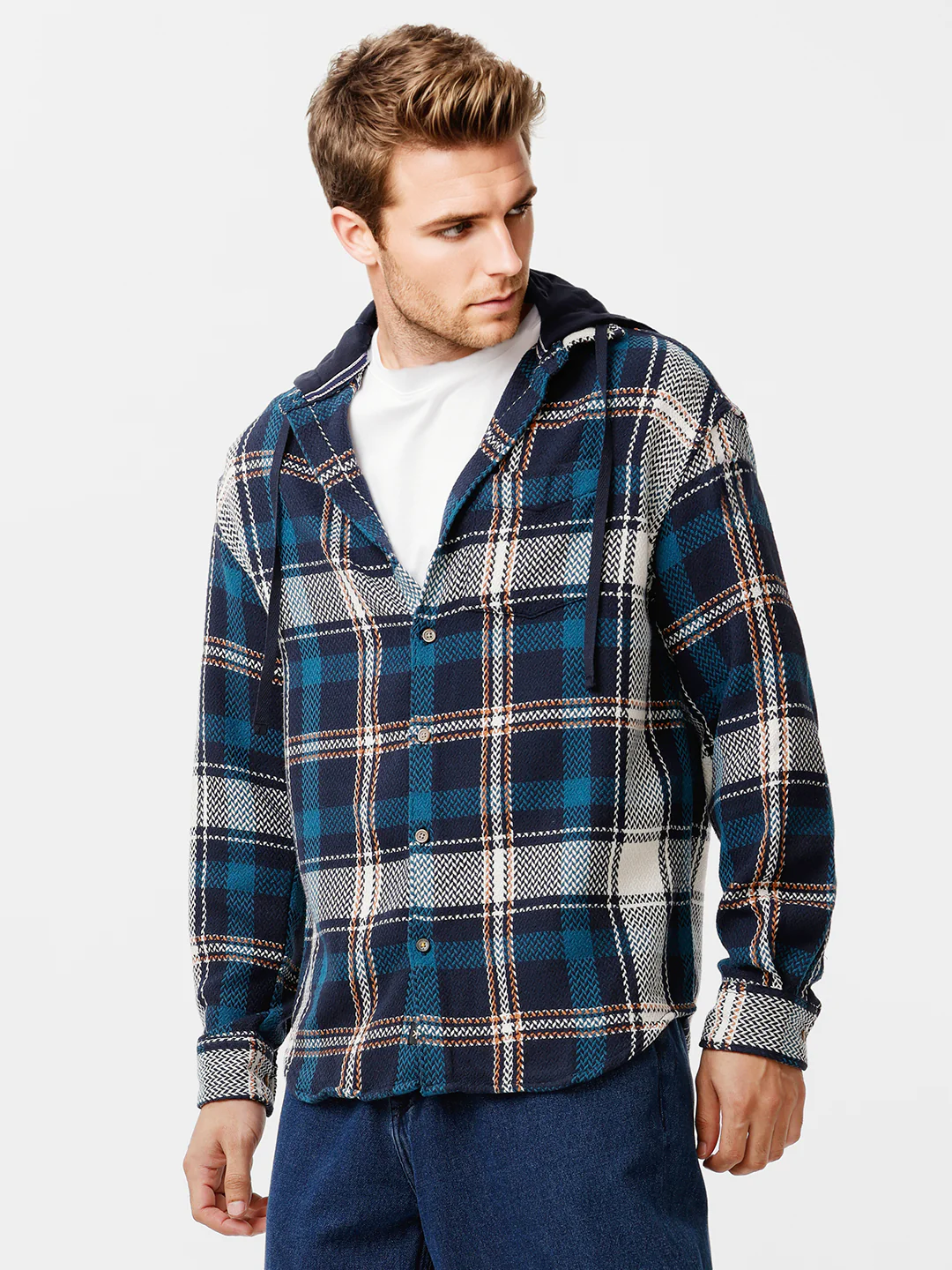 Blue Daze Hooded Shirt - Image 5