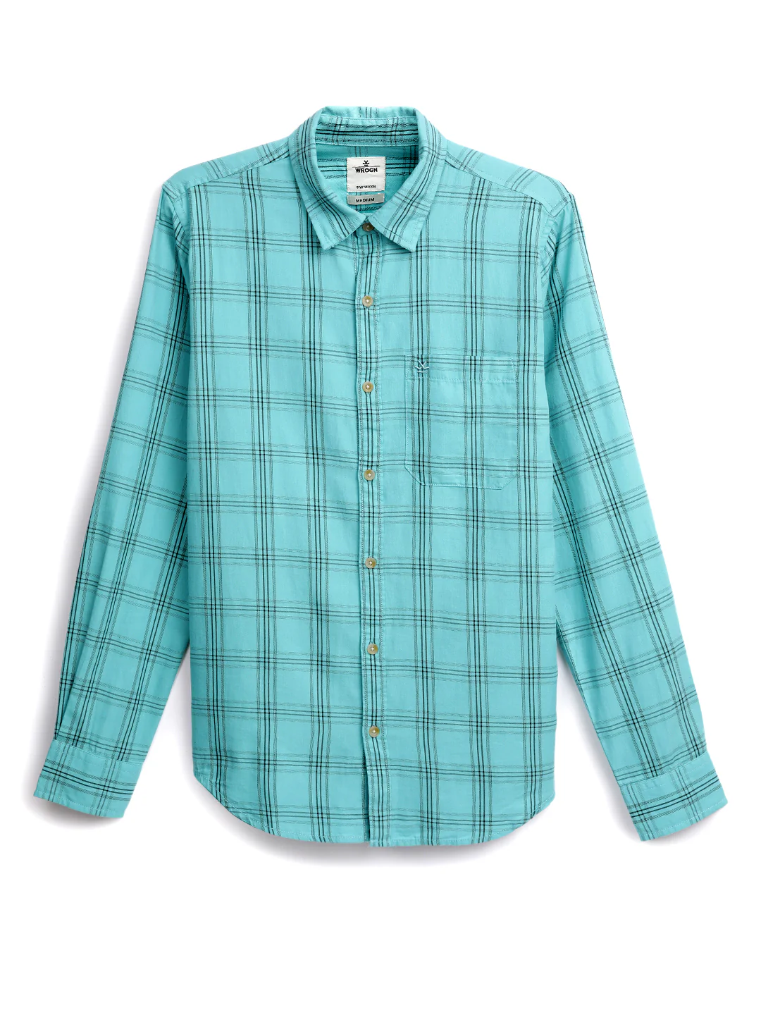 Blue Delight Casual Checked Shirt - Image 6