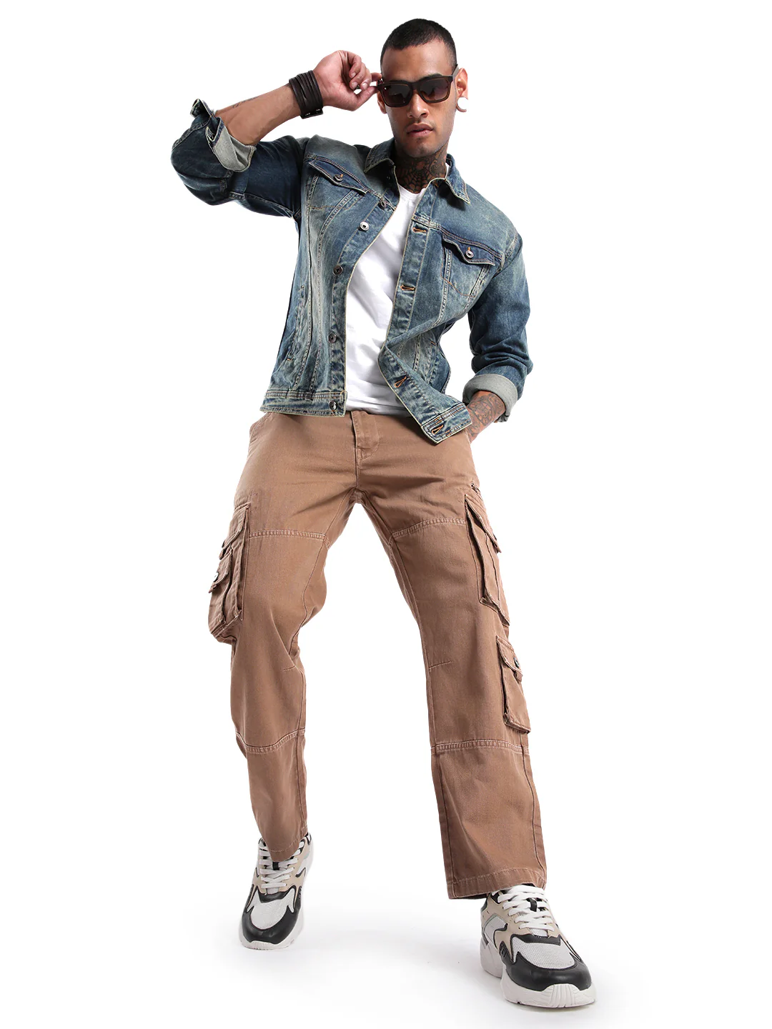 Blue Denim Trucker Jacket - Image 2