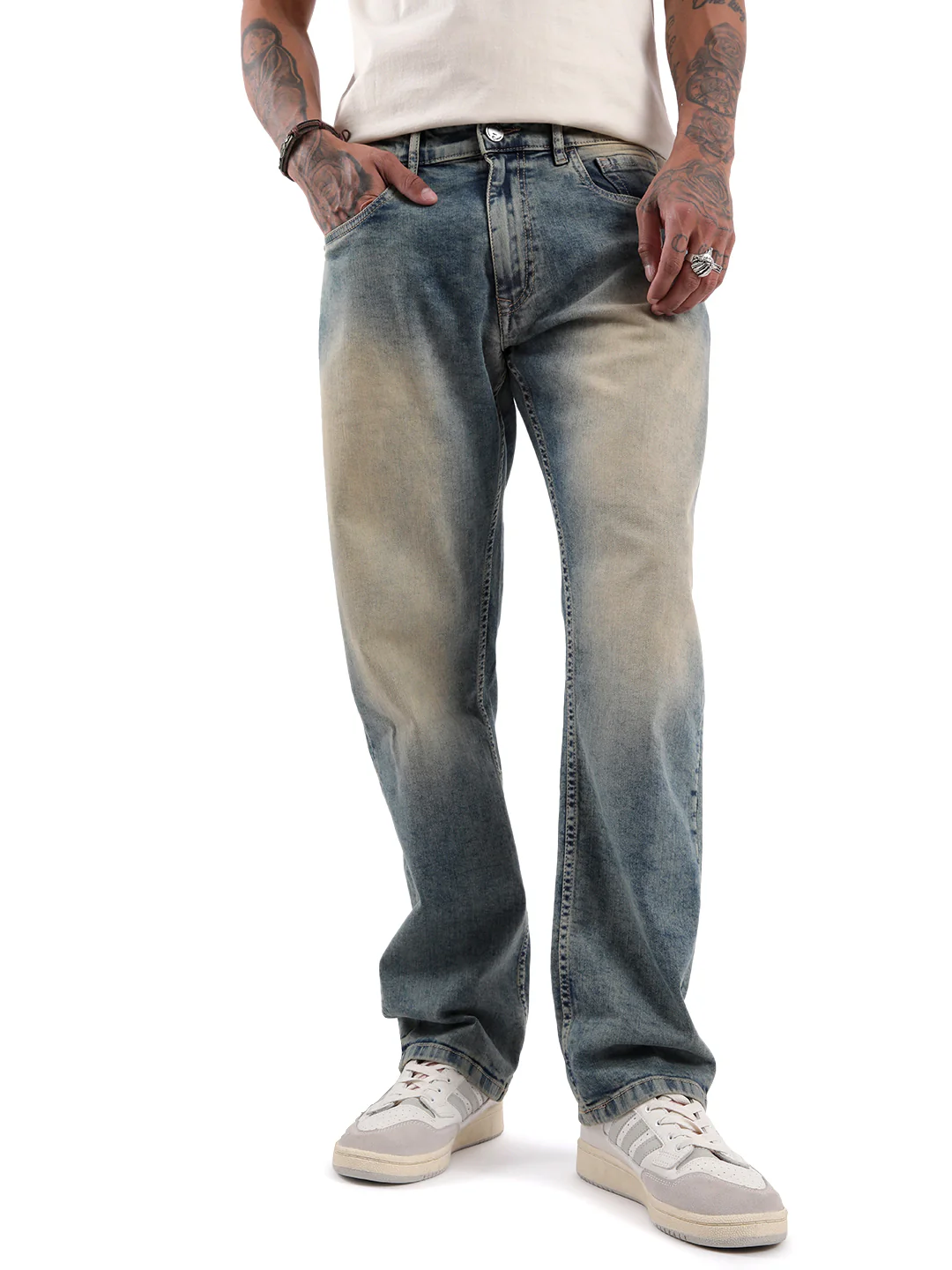 Blue Tinted Anti Fit Jeans - Image 2
