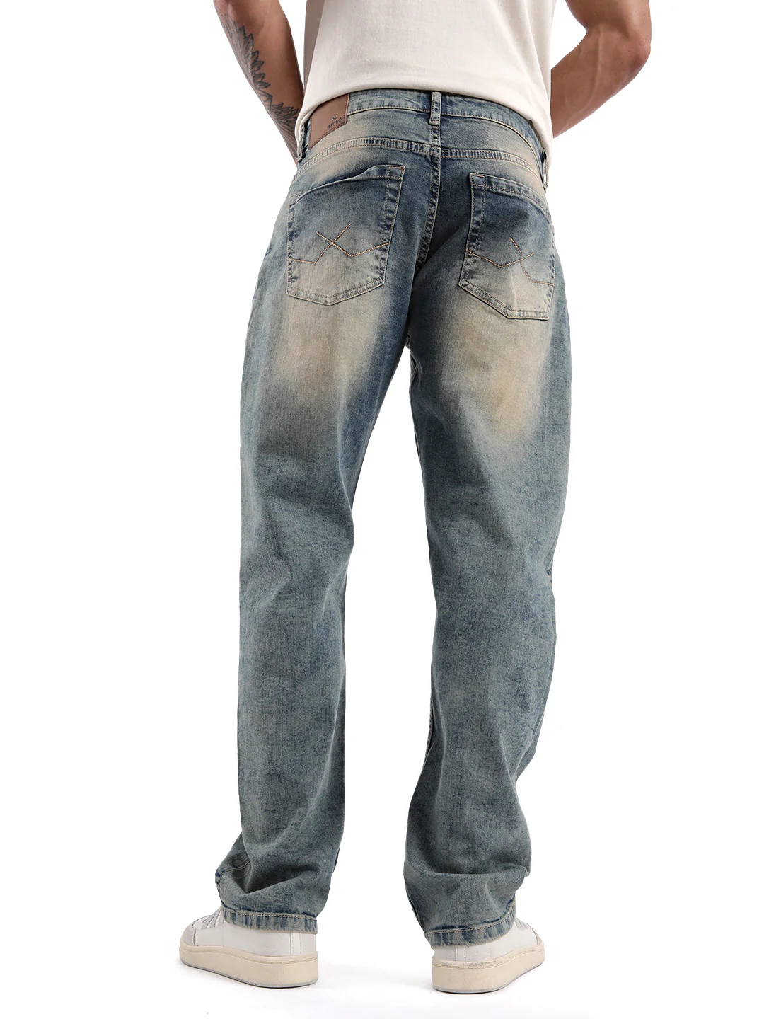 Blue Tinted Anti Fit Jeans - Image 3