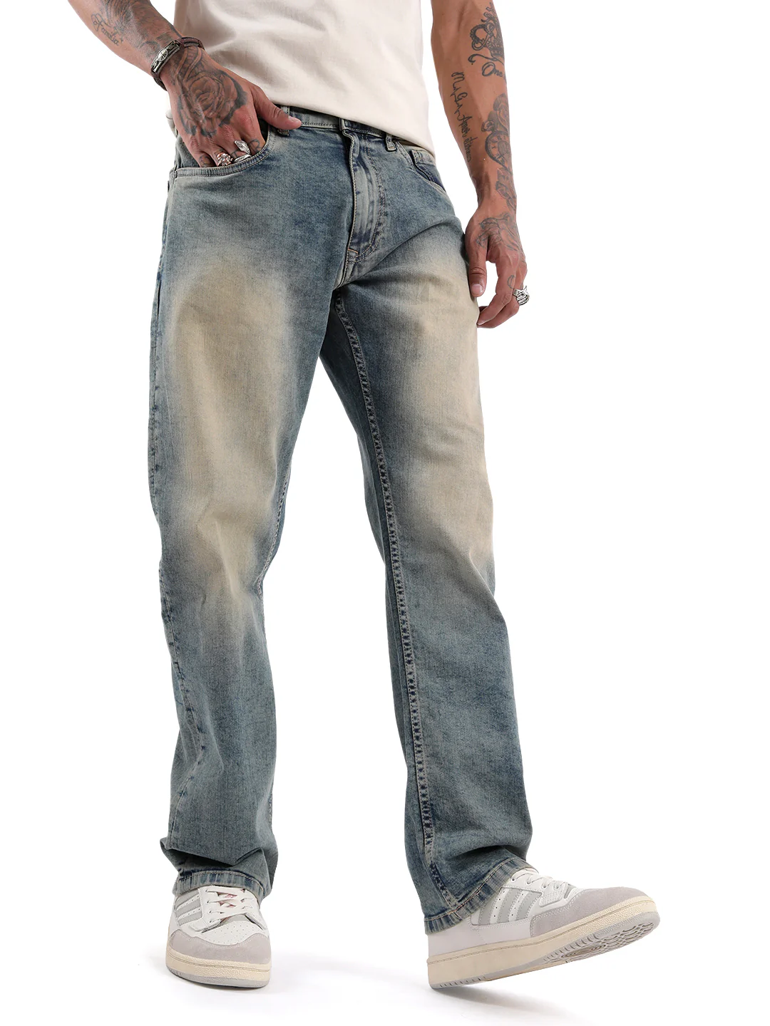 Blue Tinted Anti Fit Jeans - Image 5
