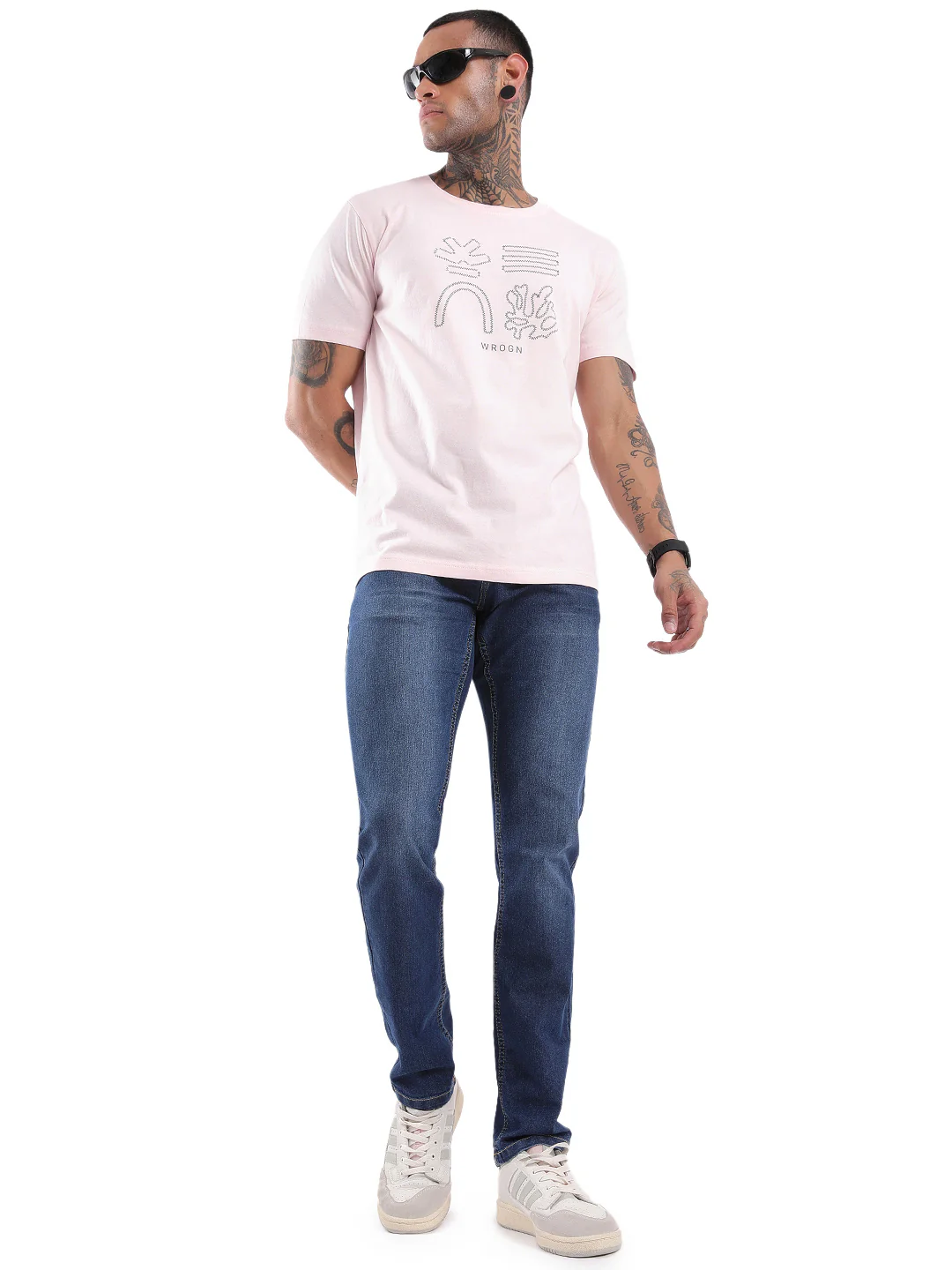 Blue Twilled Slim Jeans - Image 2