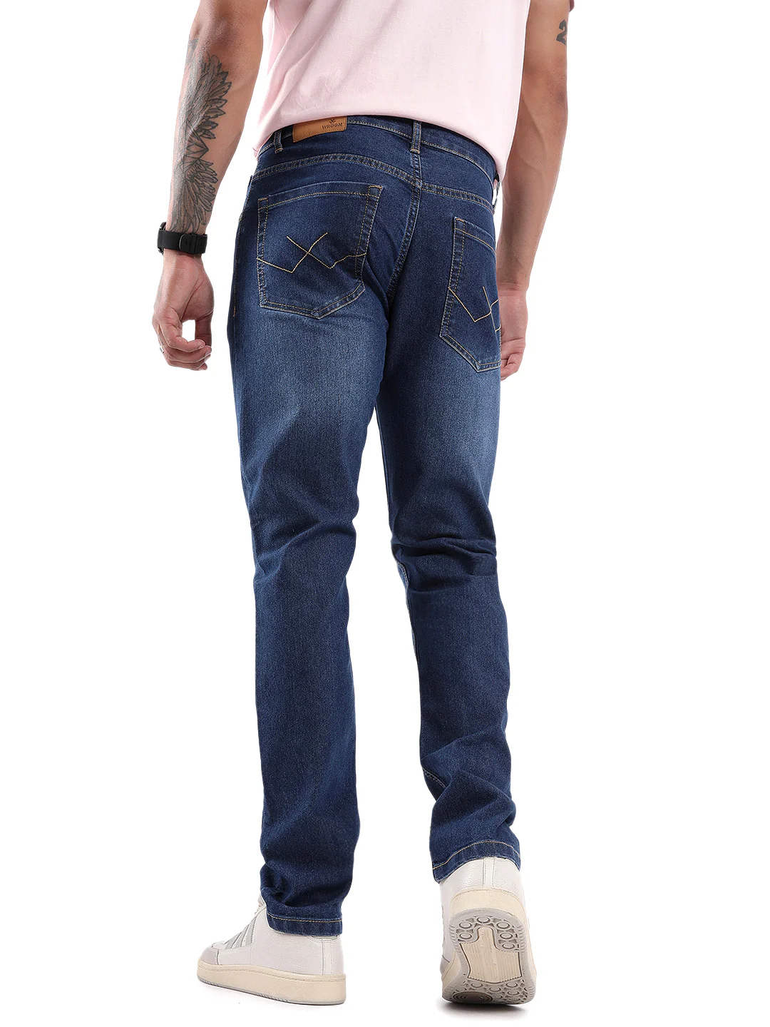 Blue Twilled Slim Jeans - Image 3