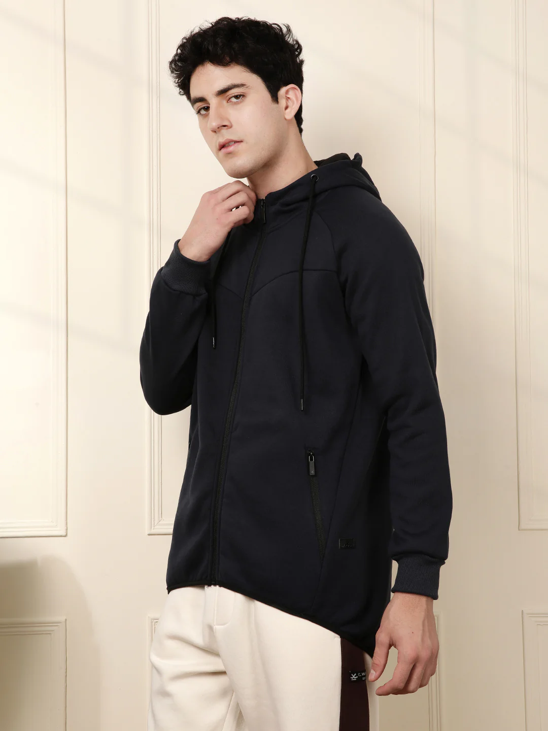 Bold Black Hooded Sweatshirt - Image 6