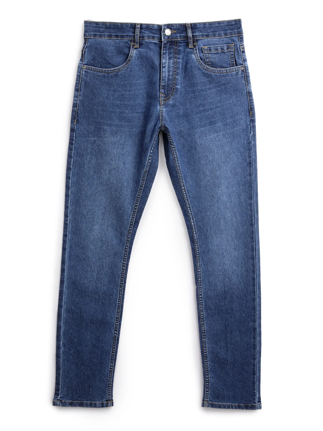 Bold Blue Heavy Duty Jeans - Image 7