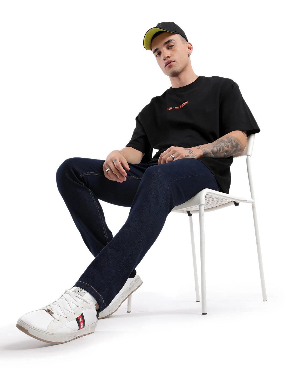Bold Blue Slim Fit Denim Jeans - Image 2
