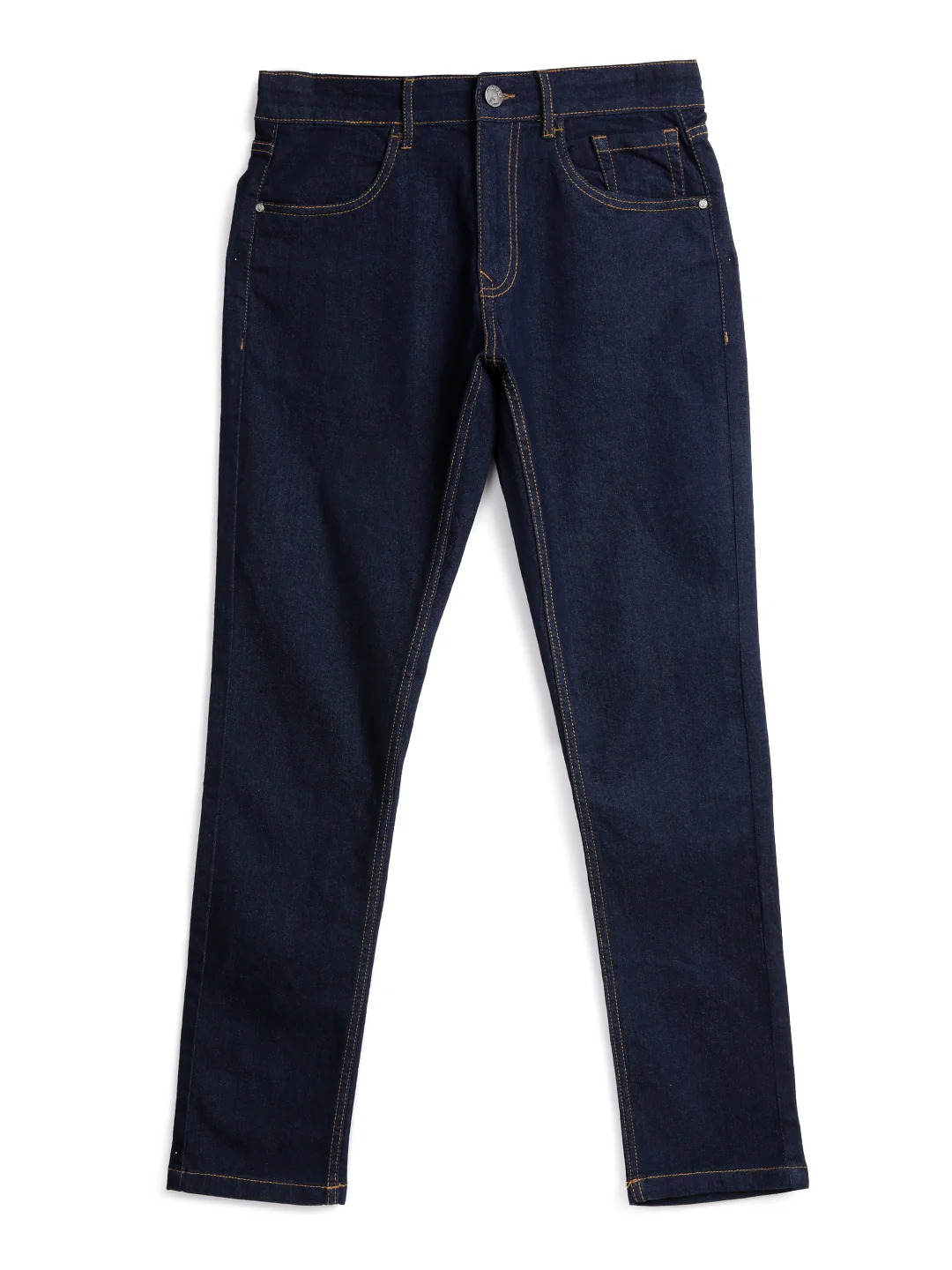 Bold Blue Slim Fit Denim Jeans - Image 6