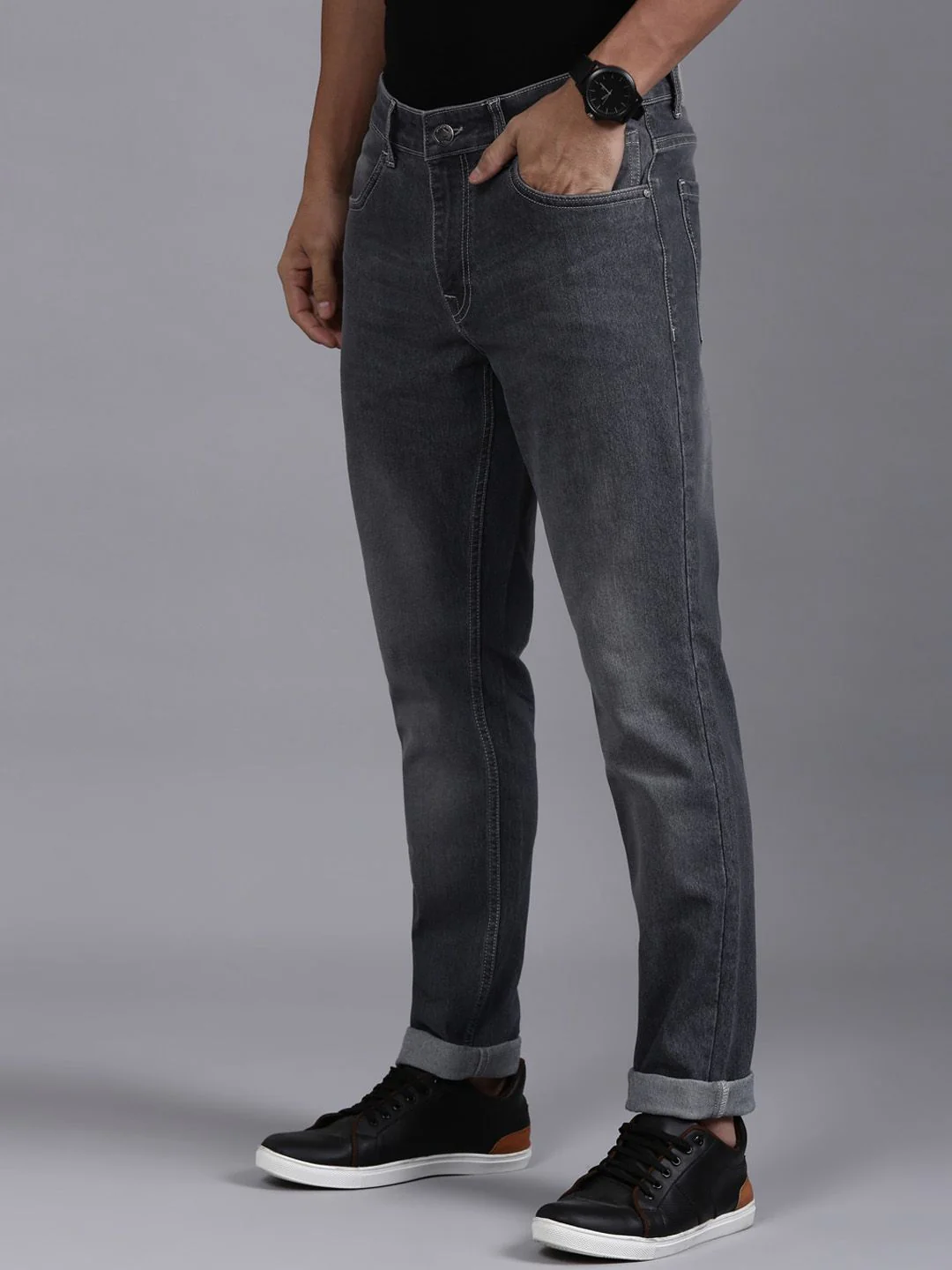 Bold Grey Apex Jeans - Image 4