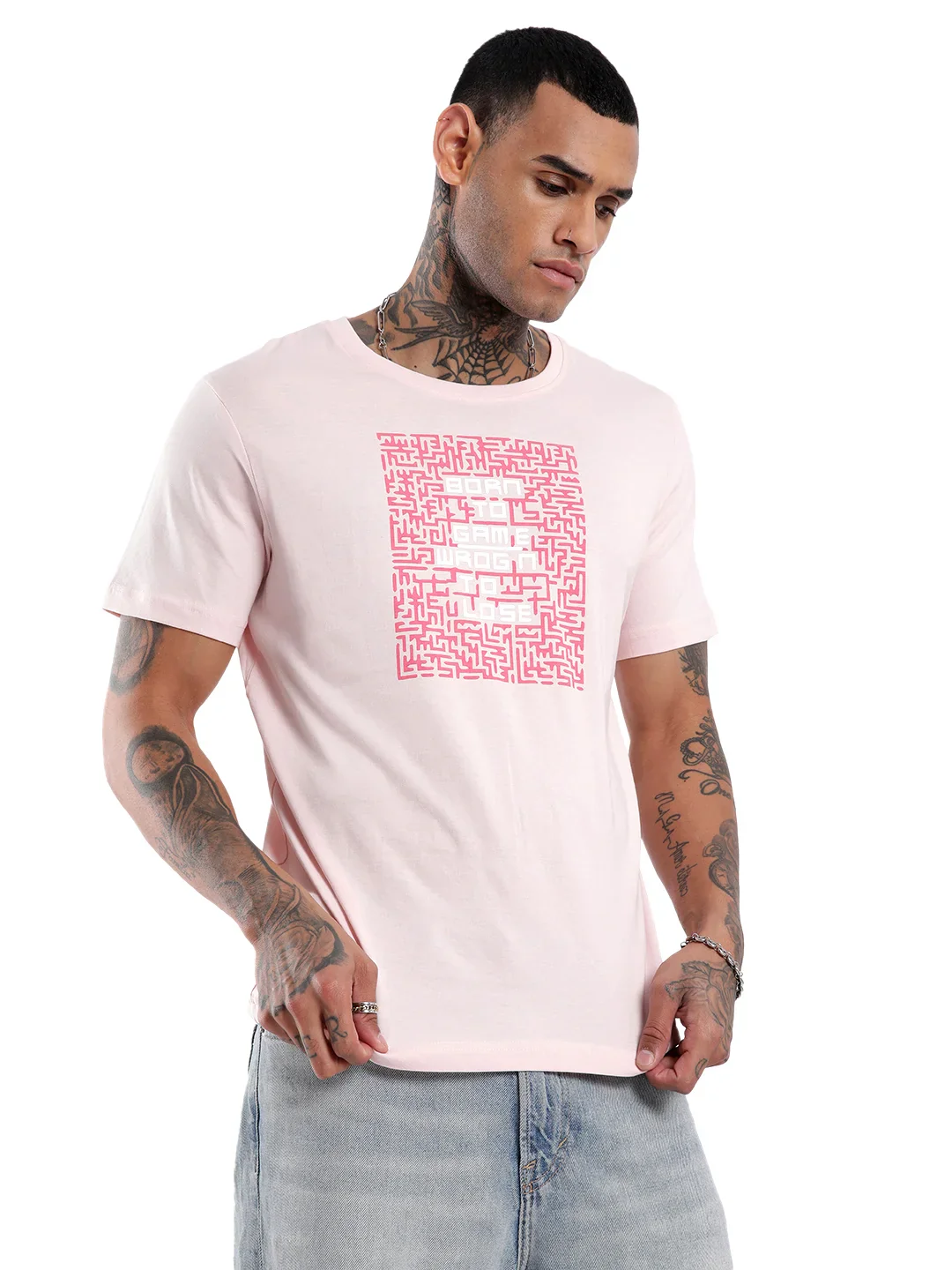 Born To Game Printed T-Shirt - Image 4