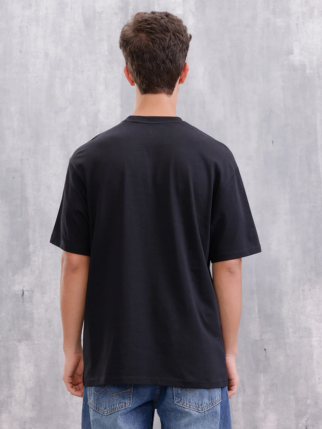 Brand Carrier Graphic Printed Oversized Fit T-shirt | Black - Image 3