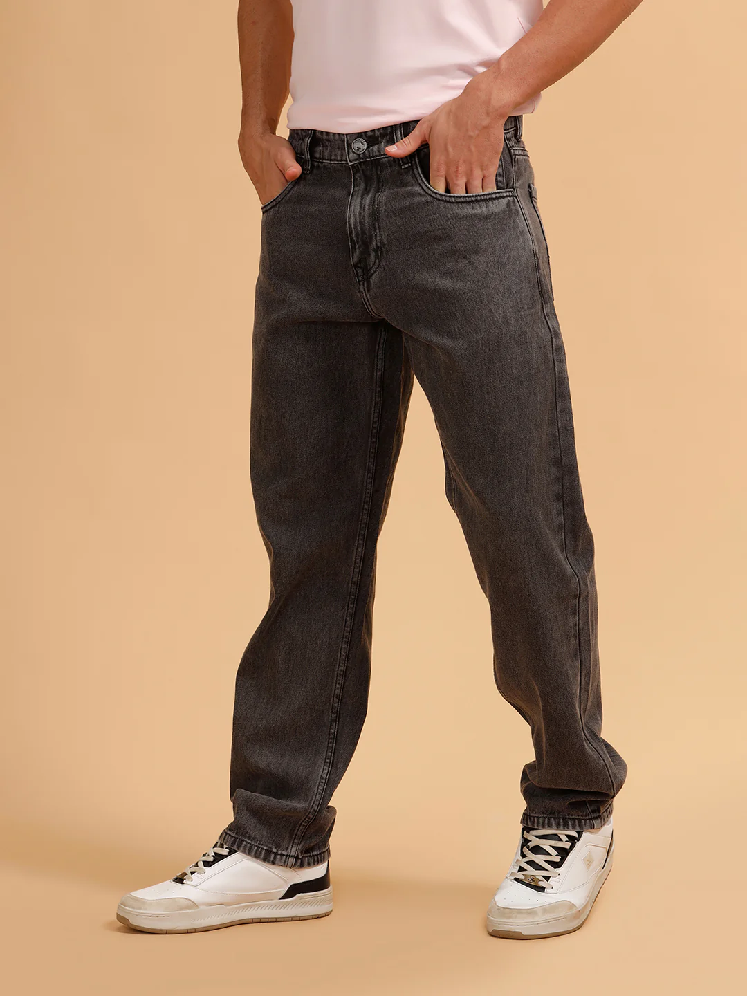 Casual Anti Fit Jeans | Grey - Image 4