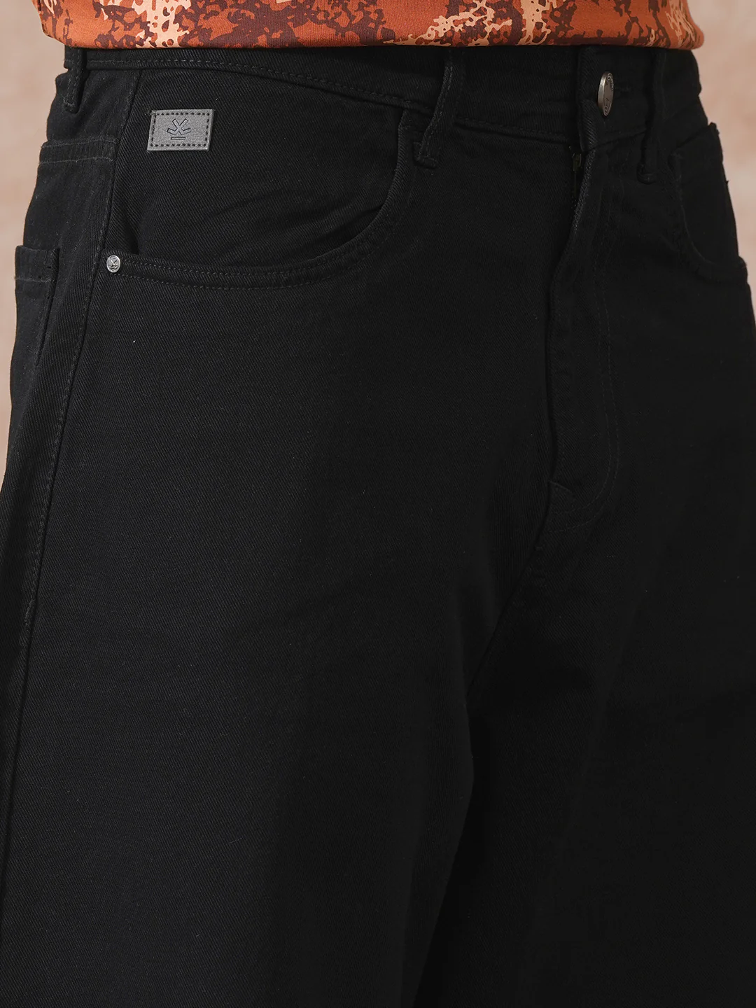 Casual Baggy Fit Jeans | Black - Image 5