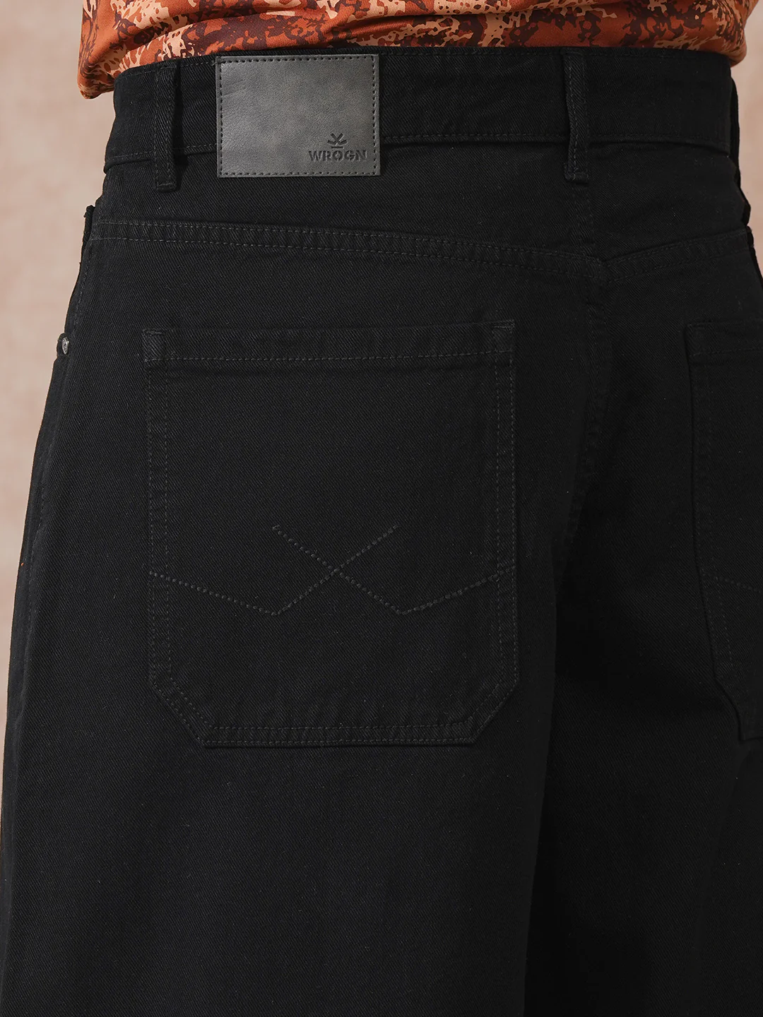 Casual Baggy Fit Jeans | Black - Image 6