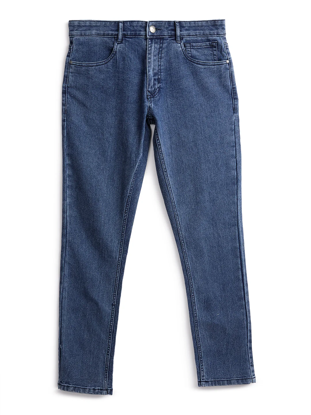 Casual Blue Heavy Duty Jeans - Image 6