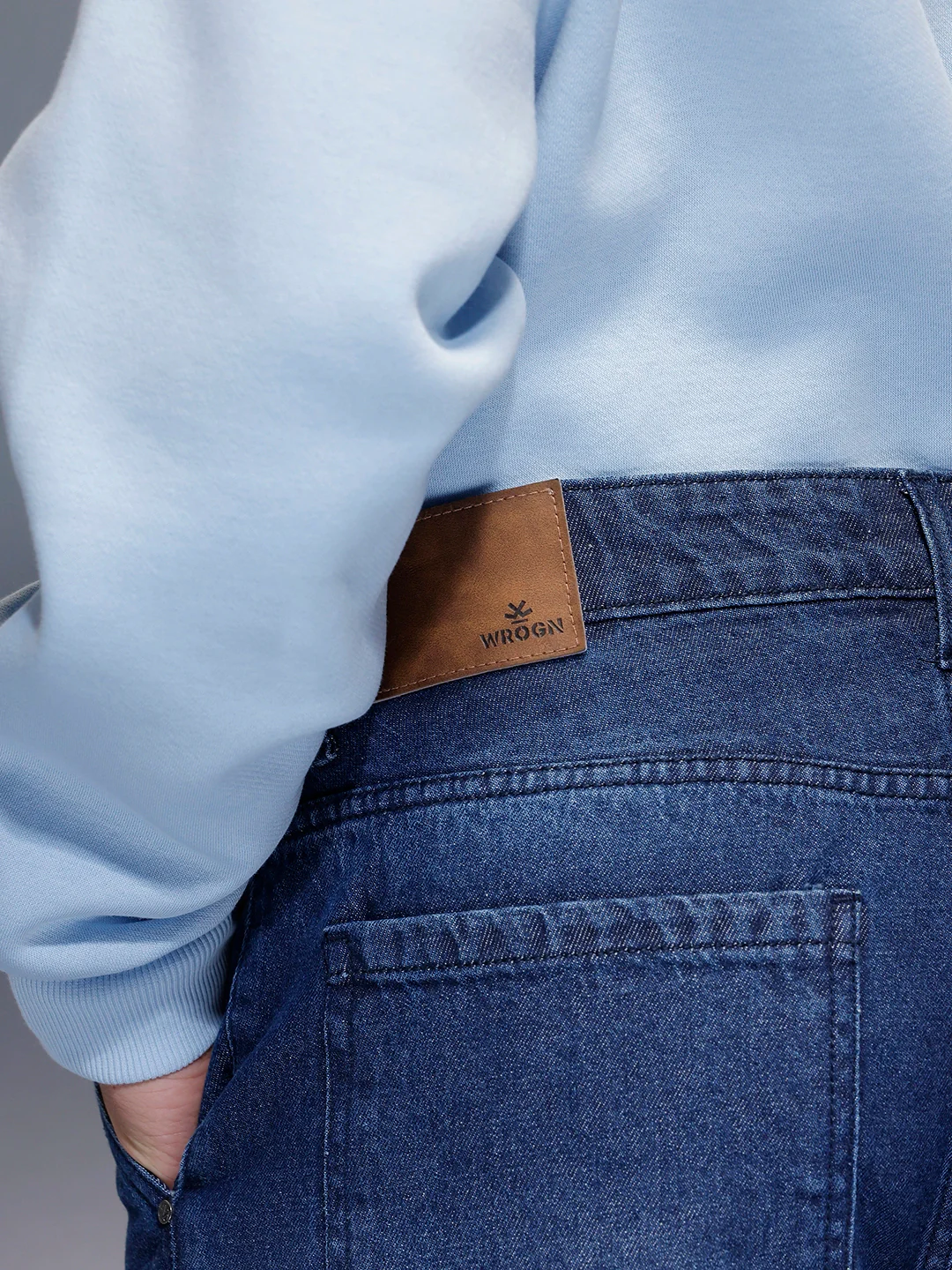 Casual Loose Cargo Fit Jeans  | Blue - Image 6