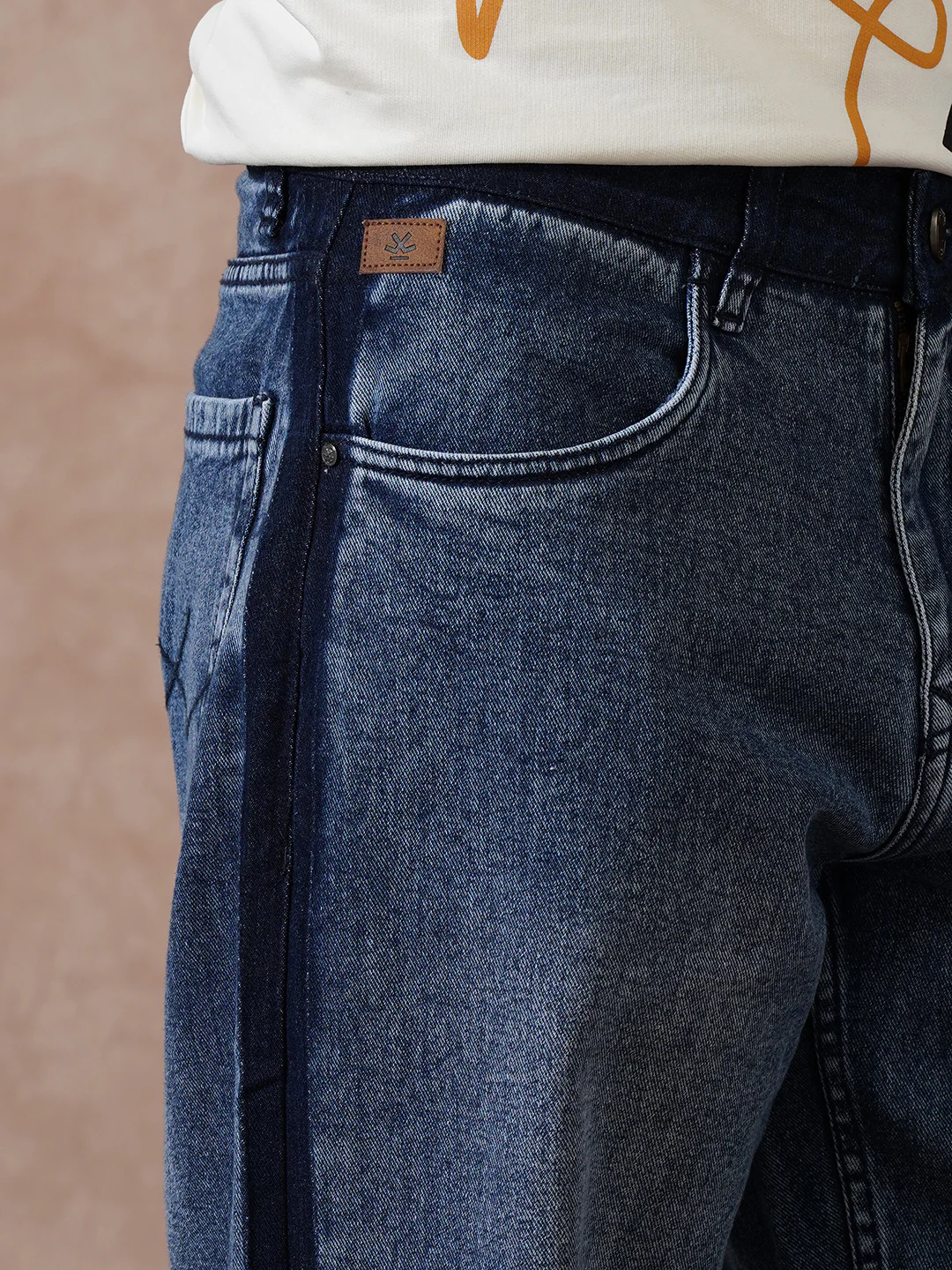 Casual Loose Fit Jeans | Dark Blue - Image 5