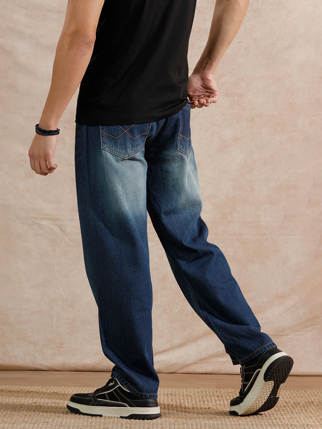Casual Loose Fit Jeans | Dark Stone - Image 2