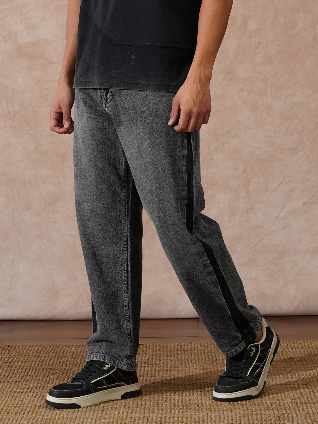 Casual Loose Fit Jeans | Grey - Image 4