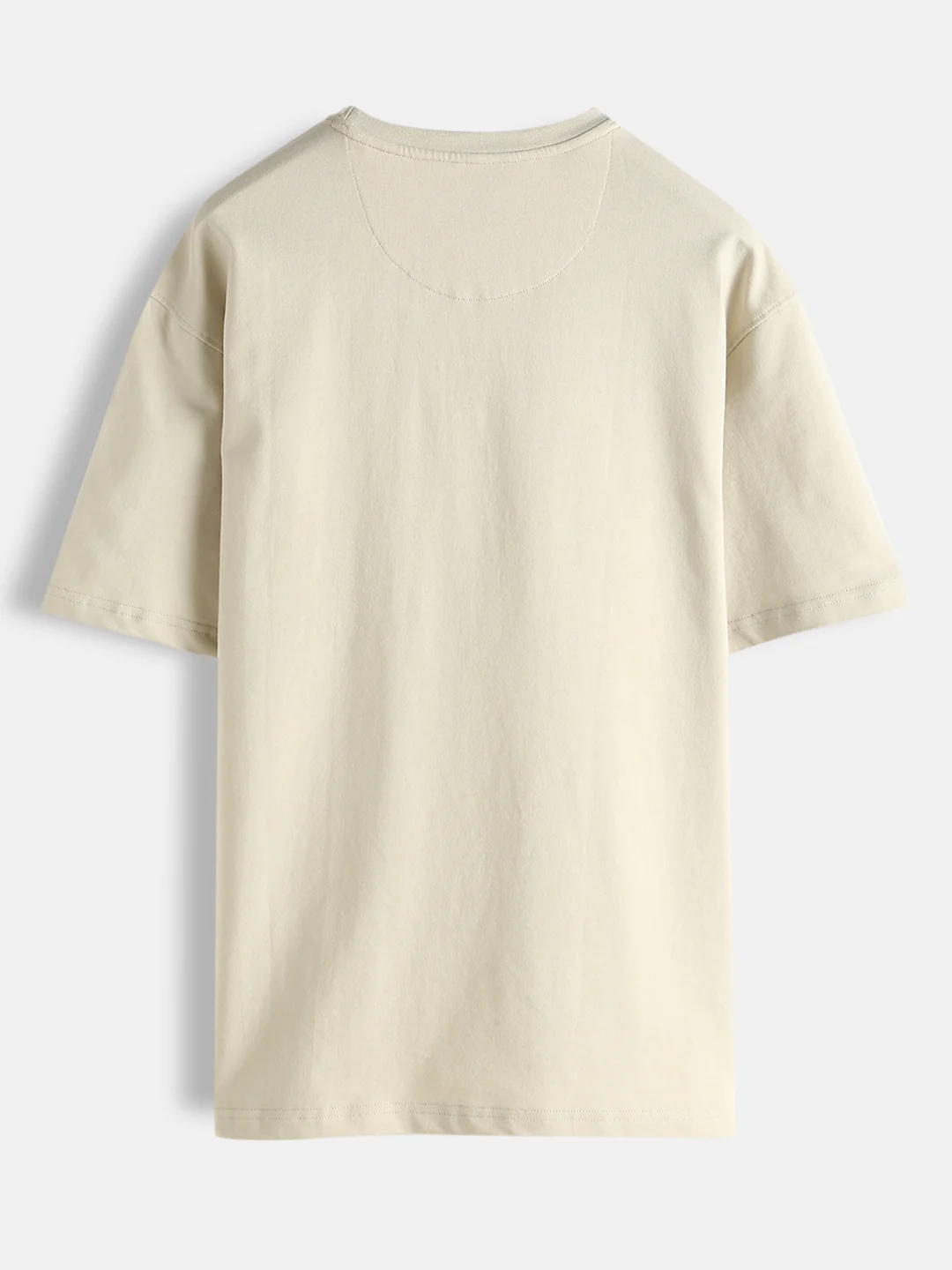 Casual Printed T-Shirt | Beige - Image 4