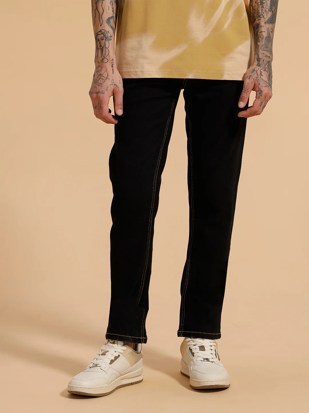 Casual Slim Fit Jeans | Black - Image 4