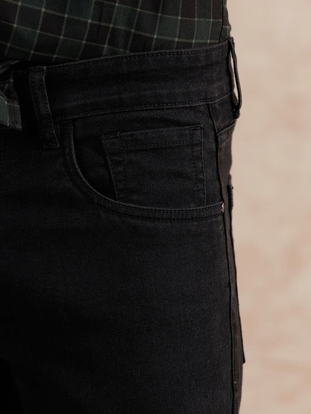 Casual Slim Fit Jeans | Black - Image 5