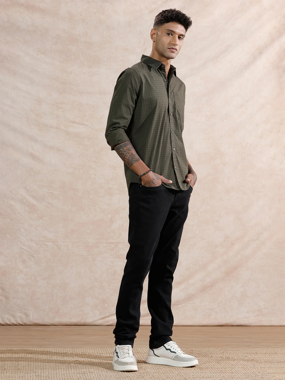 Casual Slim Fit Jeans | Black - Image 2