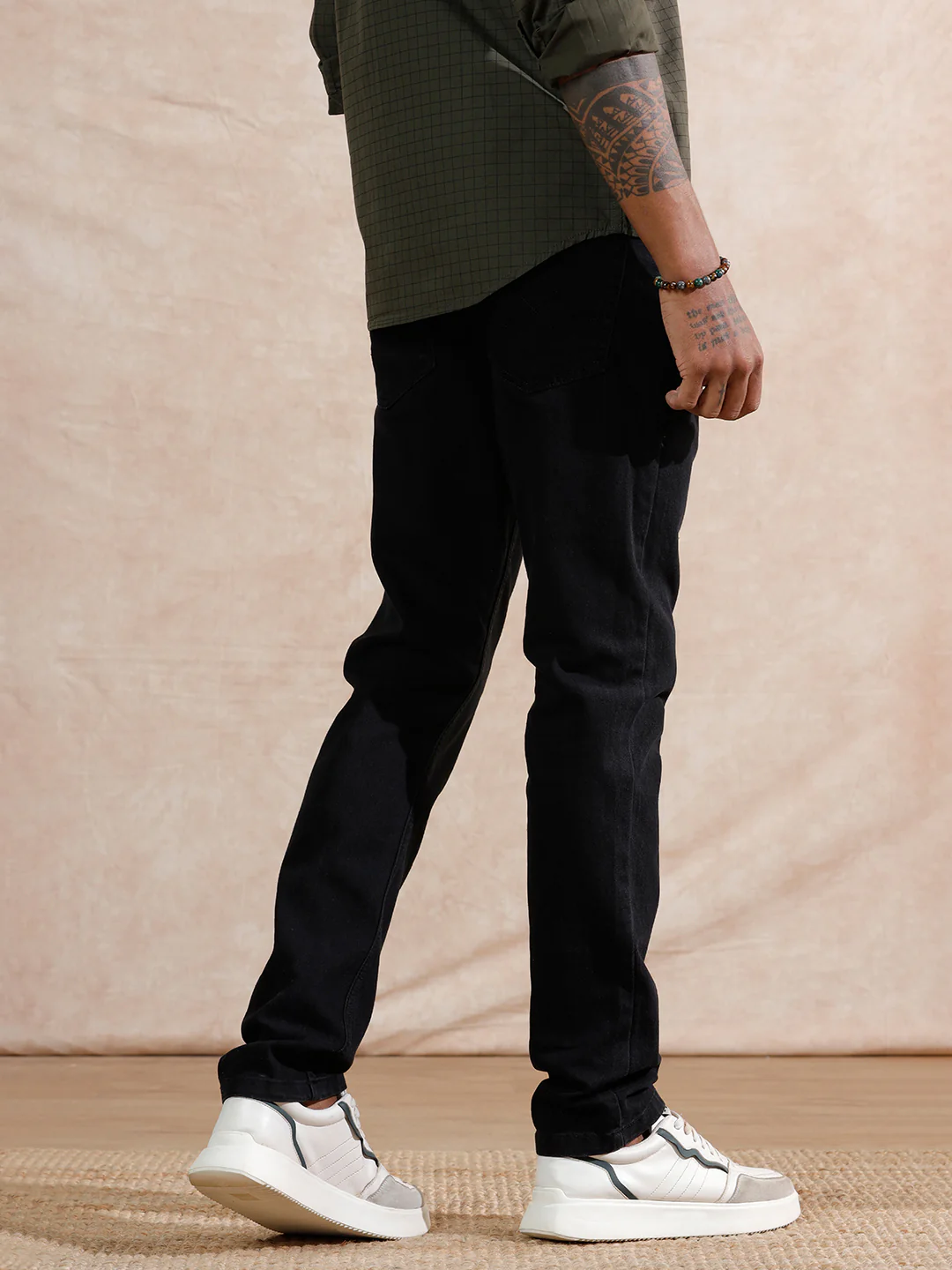Casual Slim Fit Jeans | Black - Image 3
