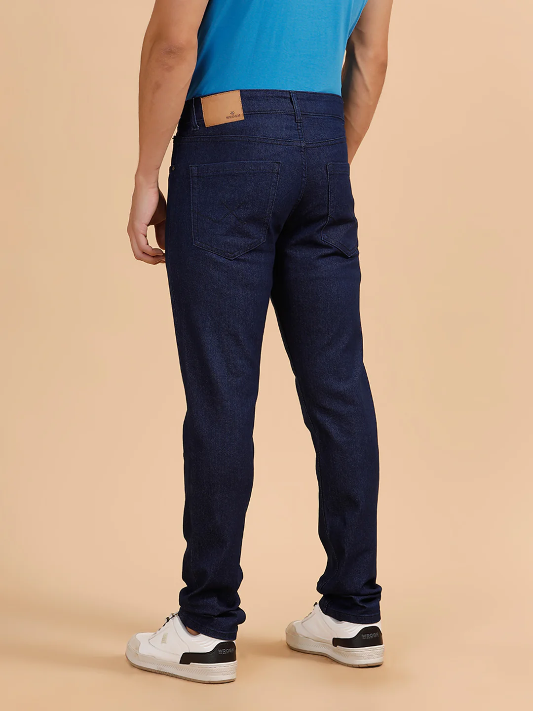 Casual Slim Fit Jeans | Dark Blue - Image 3