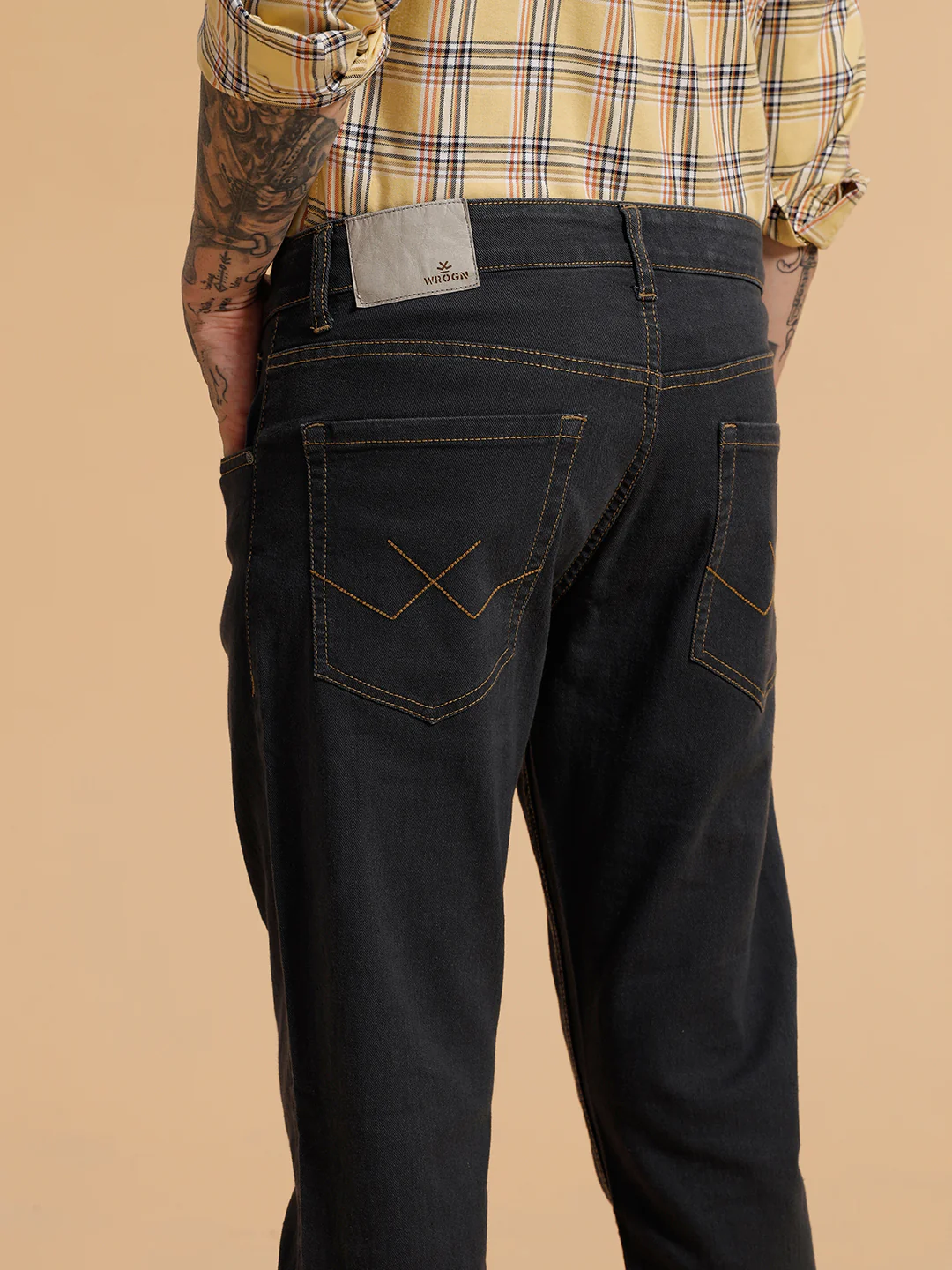 Casual Slim Fit Jeans | Grey - Image 5