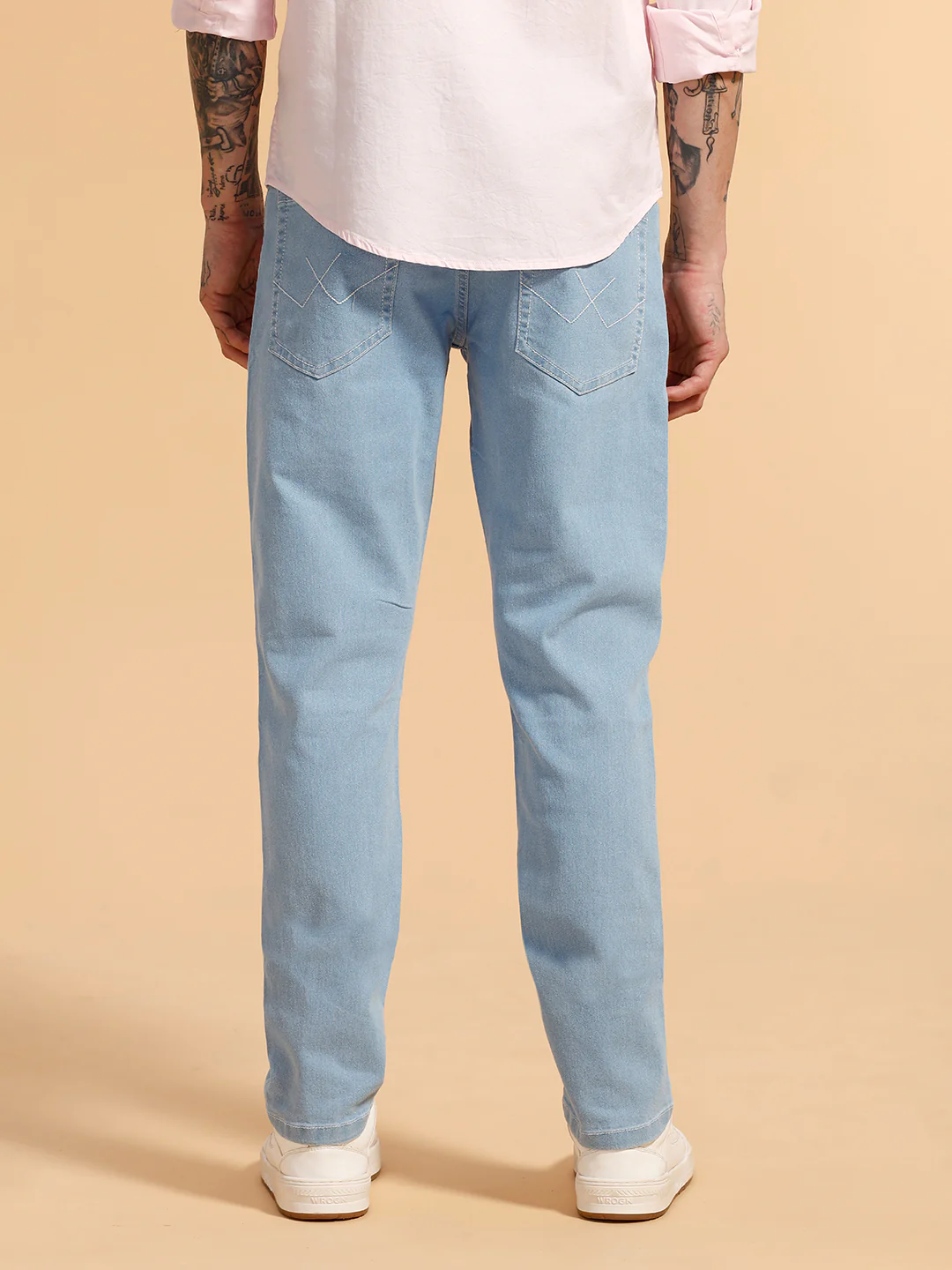Casual Slim Fit Jeans | Light Blue - Image 3