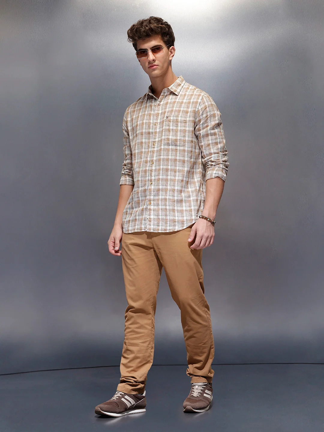 Casual Slim Fit Trouser  | Brown - Image 2