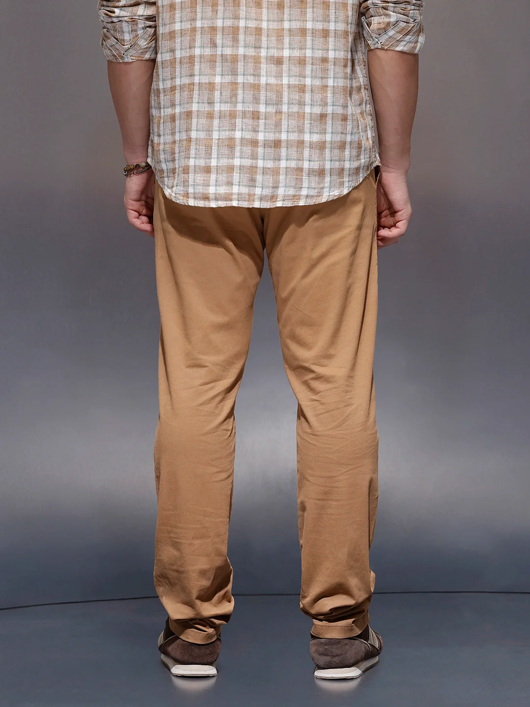 Casual Slim Fit Trouser  | Brown - Image 3
