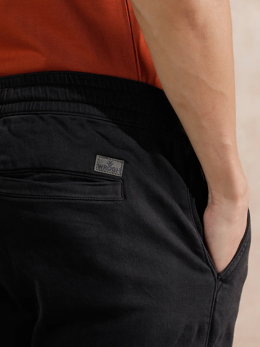 Casual Straight Fit Jogger | Black - Image 5