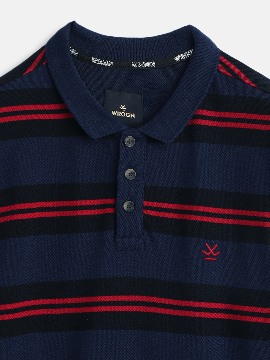 Pure Cotton Yarn Dyed Polo | Navy Blue - Image 3