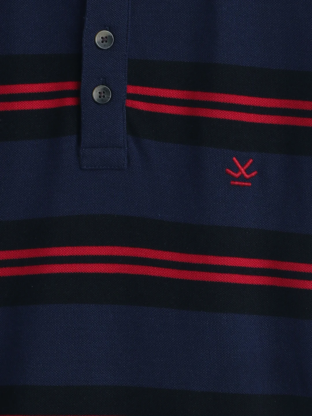 Pure Cotton Yarn Dyed Polo | Navy Blue - Image 4