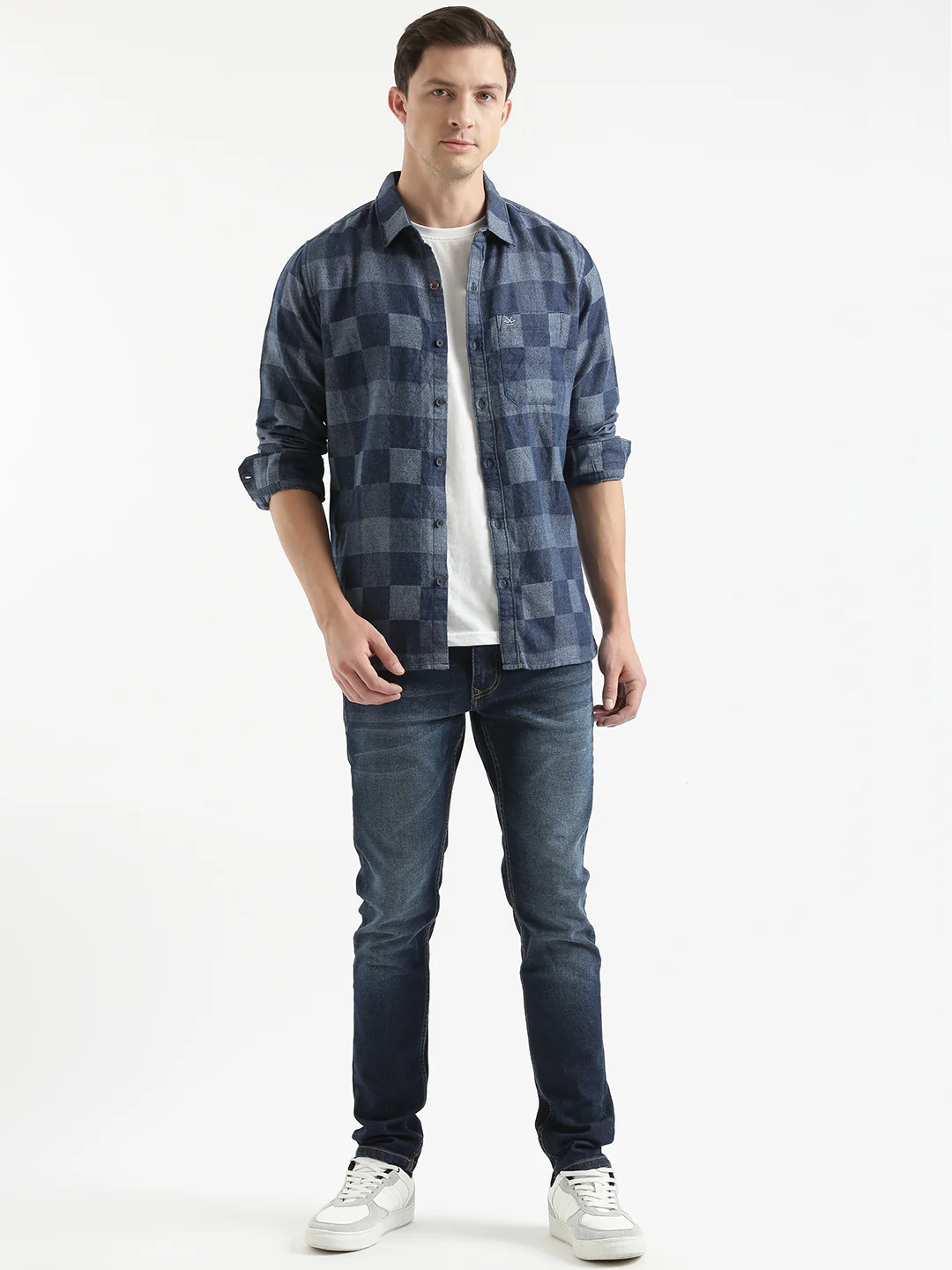 Checked Blocks Abstract Shirt - Image 2