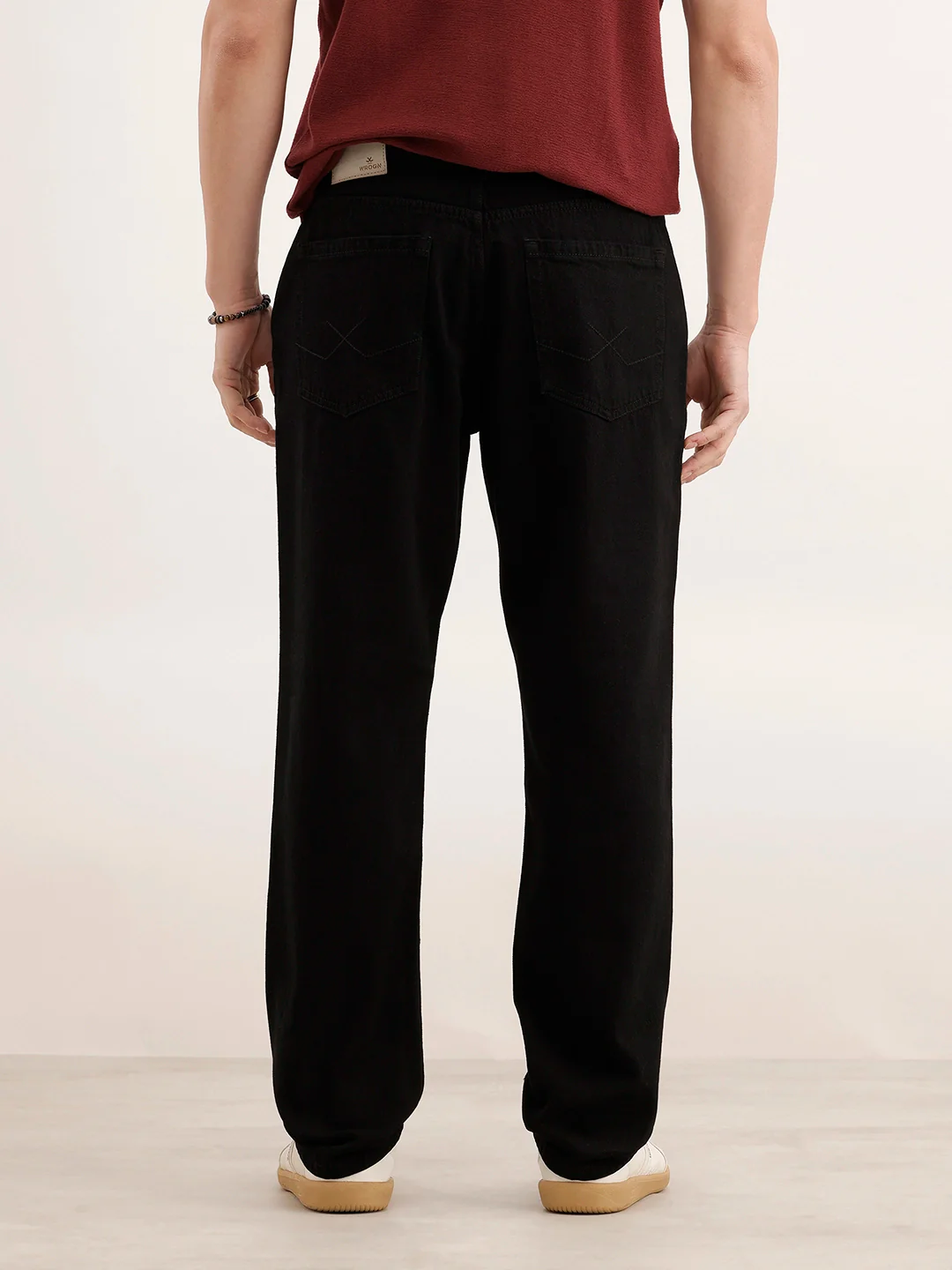 Classic Anti Fit Denim Jeans | Black - Image 3