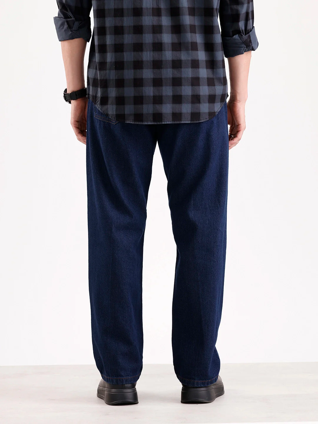 Classic Anti Fit Denim Jeans   |  Blue - Image 3