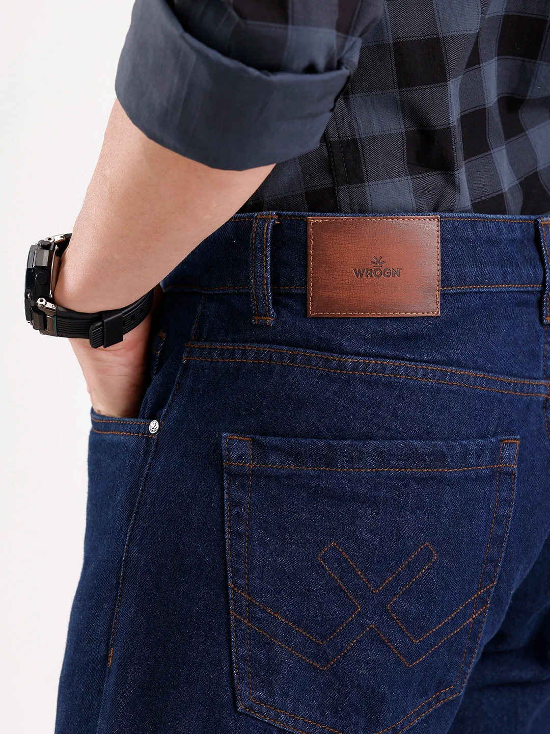 Classic Anti Fit Denim Jeans   |  Blue - Image 6