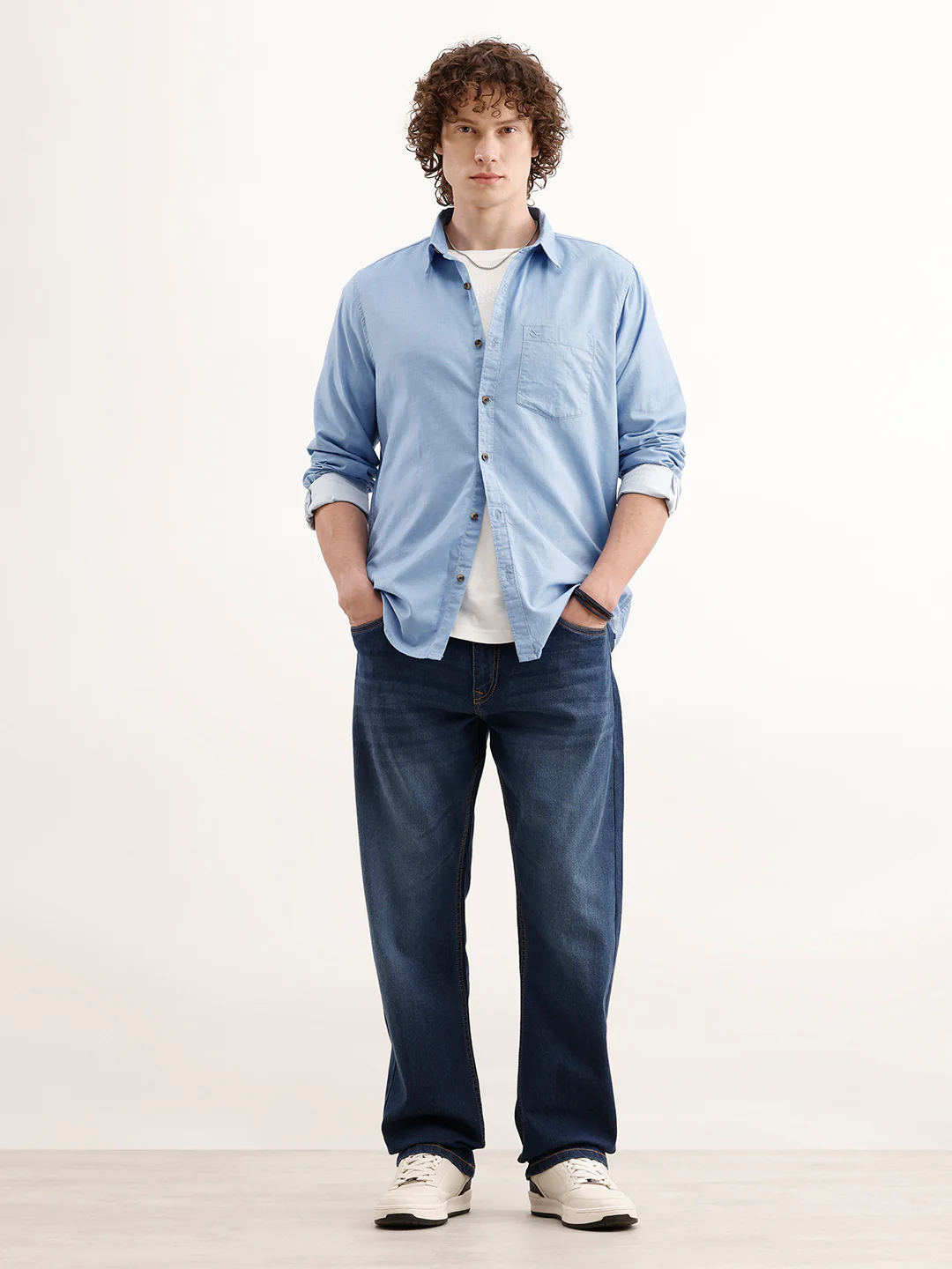 Classic Anti-Fit Denim Jeans  | Blue - Image 2