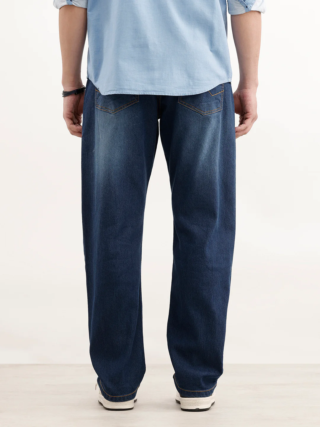 Classic Anti-Fit Denim Jeans  | Blue - Image 3