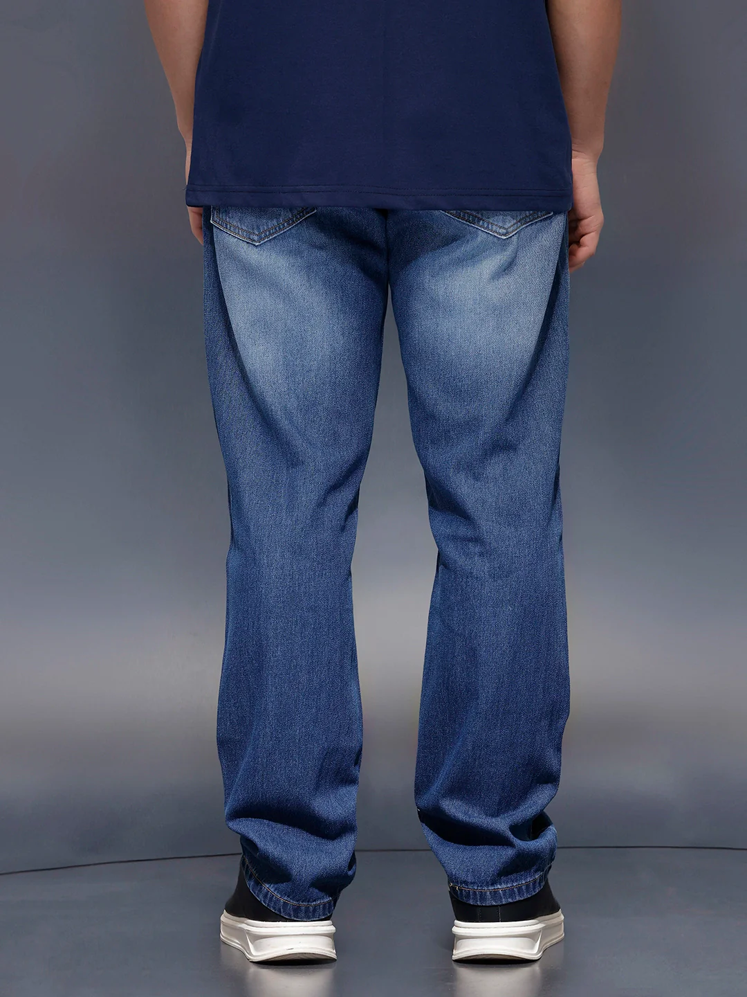 Classic Anti Fit Jeans   |  Blue - Image 3