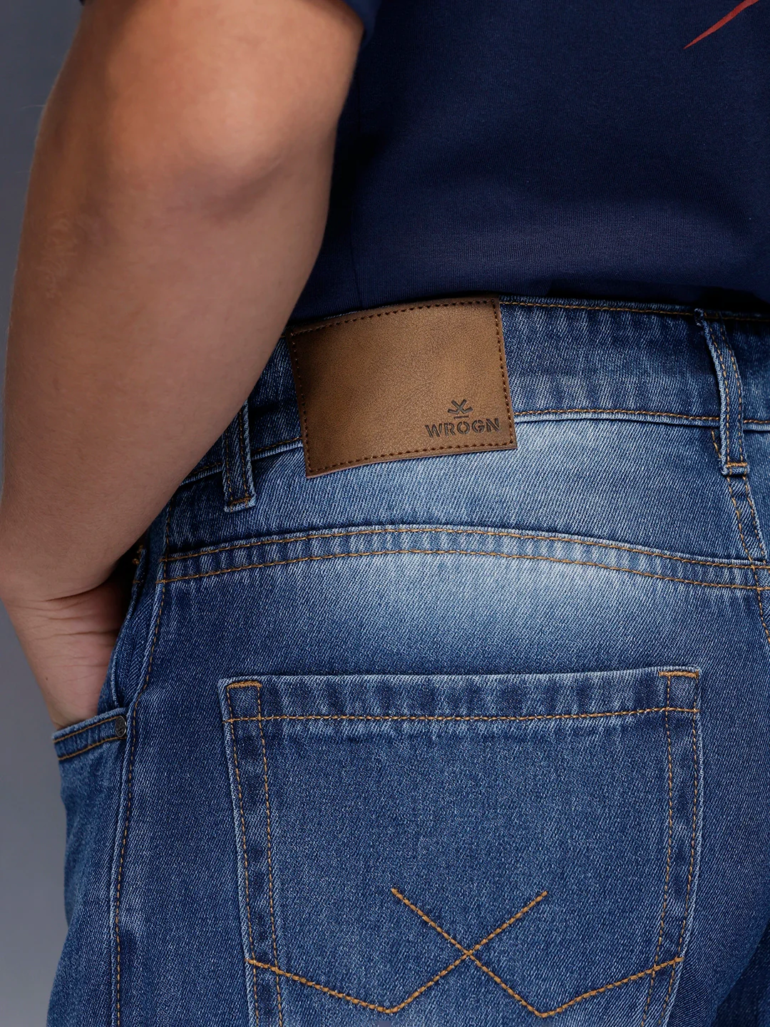 Classic Anti Fit Jeans   |  Blue - Image 5