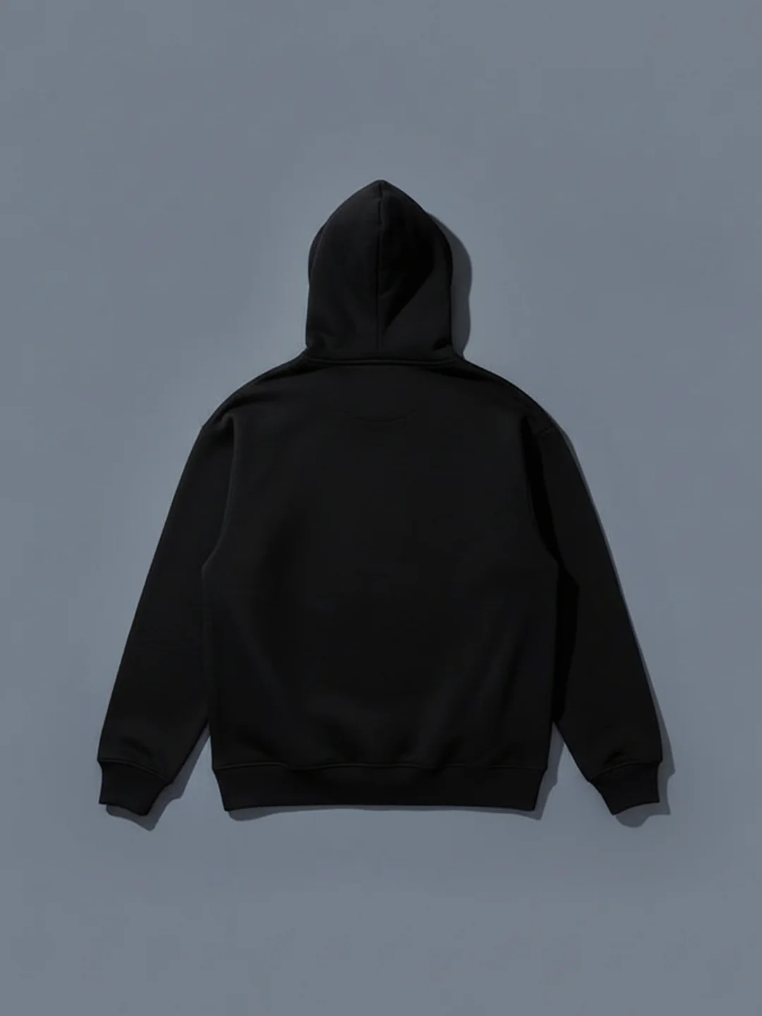 Classic Black Hoodie with Tonal Logo | Black - Image 5