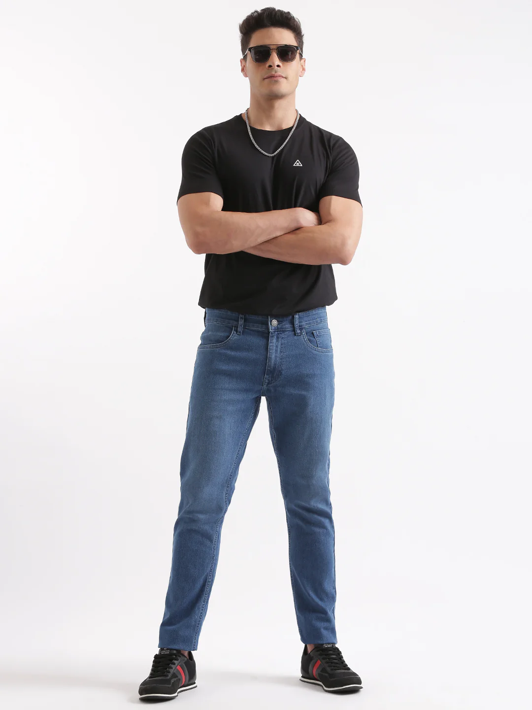 Classic Blue Medwash Jeans - Image 2
