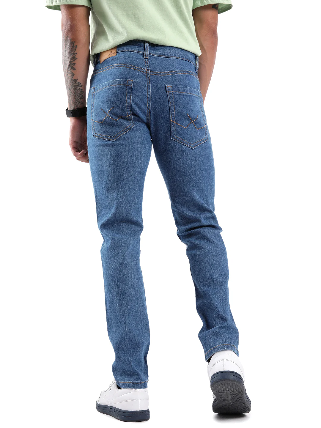 Classic Blue Twilled Jeans - Image 3